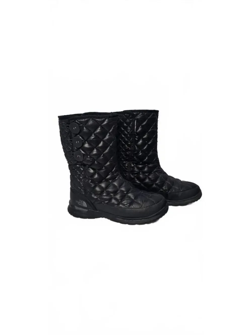 The North Face Women's Quilted ThermoBall Mid-Calf Boots Black